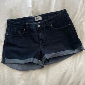 Paige “Jimmy Jimmy” short in dark blue wash - size 28